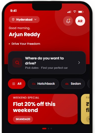 Skanda Cars mobile app